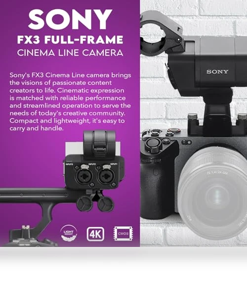 Full-Frame Cinema Line Camera Bundle — Camcorder, Sony