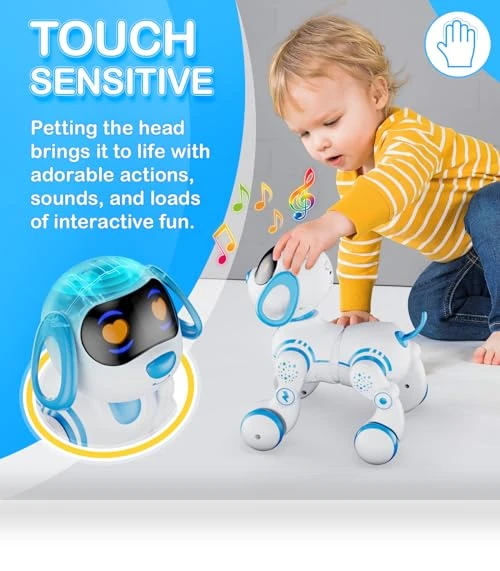 Interactive Smart Dancing Robot Dog — Interactive Figures & Robots, Contixo