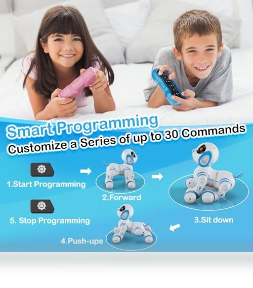 Interactive Smart Dancing Robot Dog — Interactive Figures & Robots, Contixo