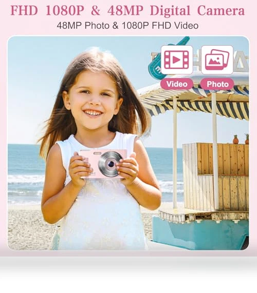 Kids Point and Shoot Camera — Compact Digital Cameras, OEDIM