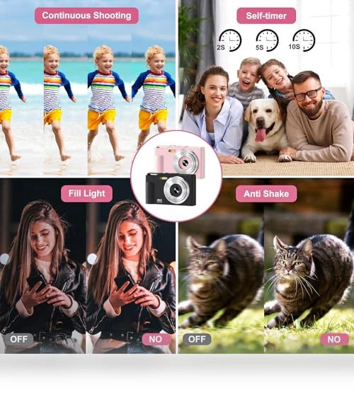 Kids Point and Shoot Camera — Compact Digital Cameras, OEDIM