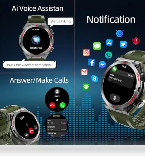 Military Smart Watch — Smartwatches, Bvlrksc