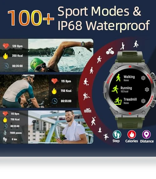 Military Smart Watch — Smartwatches, Bvlrksc