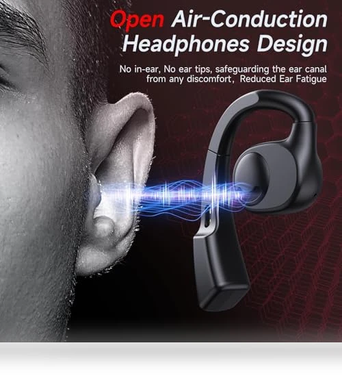 Open Ear Bluetooth Headphones — In-Ear Headphones, CYBERDOT