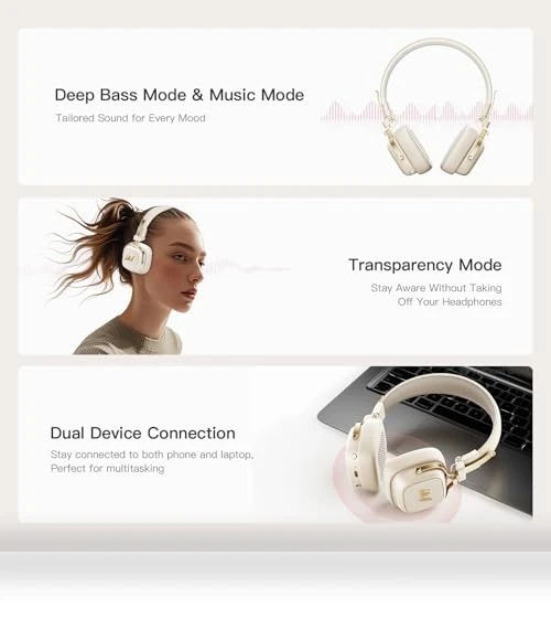 Retro Classic Wireless Bluetooth On-Ear Headphones — In-Ear Headphones, iKF