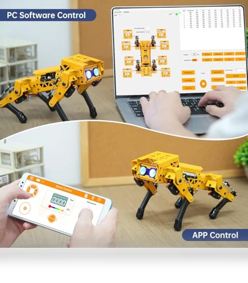Robot Dog Kit for Arduino Scratch Python — Robotic Enhancements, Hiwonder