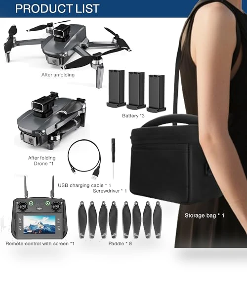 Screen Display Drone with GPS and Dual Cameras — Drones, mcokoe
