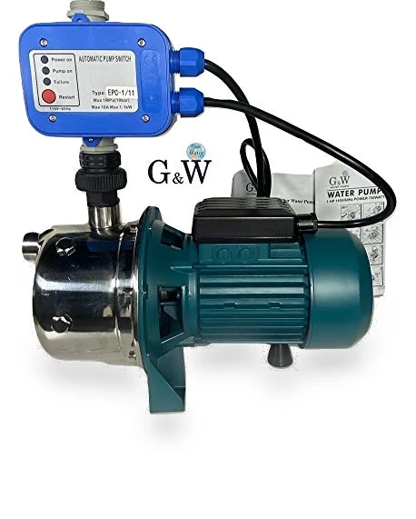 Shallow Well Jet and Booster Pump with Smart Controller — Well Pumps, G&W