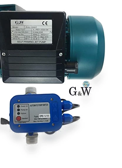 Shallow Well Jet and Booster Pump with Smart Controller — Well Pumps, G&W