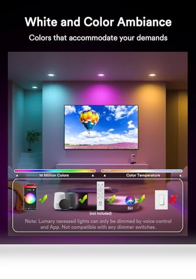 Smart LED Recessed Light — LED, Lumary