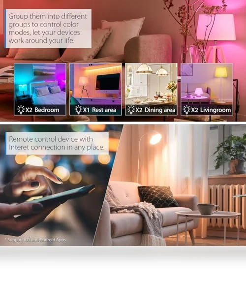 Smart Light Bulbs — LED, LVWIT