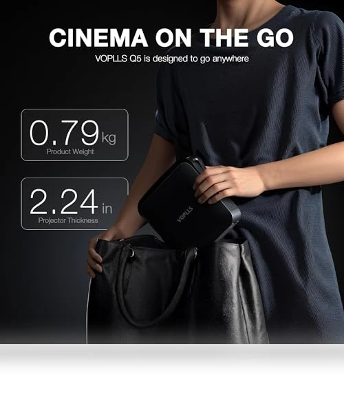Smart Mini Projector with WiFi and Bluetooth — Home Theater Projectors, VOPLLS