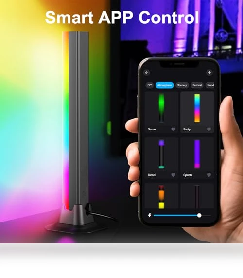 Smart Music Sync RGB IC LED Light Bar — Light Bars, velted