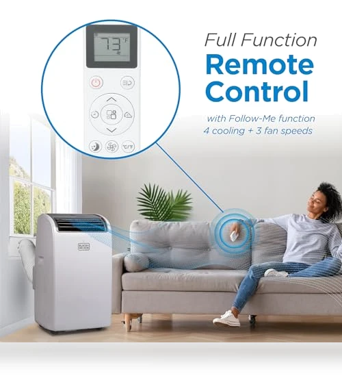 Smart Portable Air Conditioner — Portable, BLACK+DECKER
