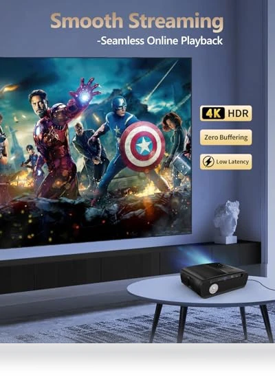 Smart Projector 4K — Home Theater Projectors, ZCGIOBN
