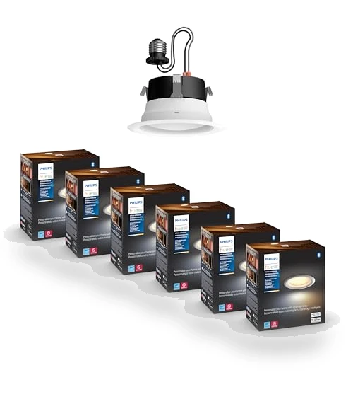Smart Recessed LED Downlight - White Ambiance — Spotlights, Philips Hue