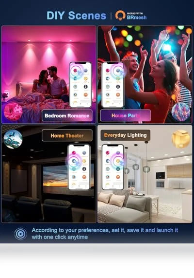 Smart Recessed Lighting — LED, VARICART