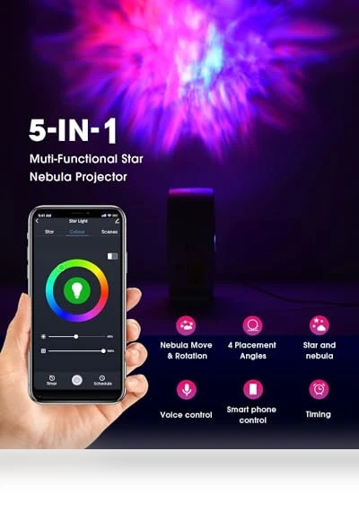 Starry Sky Projector — Night Lights, Voion
