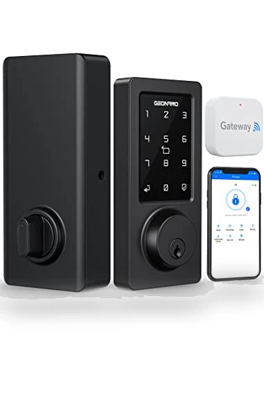 WiFi & Bluetooth Smart Lock with Keyless Entry — Smart Home Security, GEONFINO