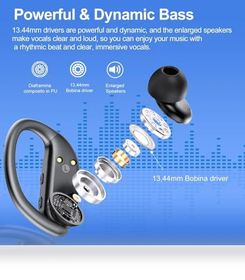 Wireless Bluetooth Earbuds — In-Ear Headphones, hadbleng