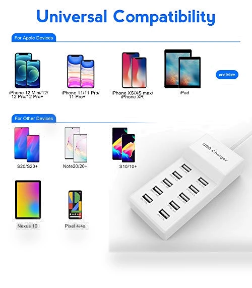 10-Port USB Charger Station — Chargers, Shenzhen Puleisile Electronic Co. Ltd.
