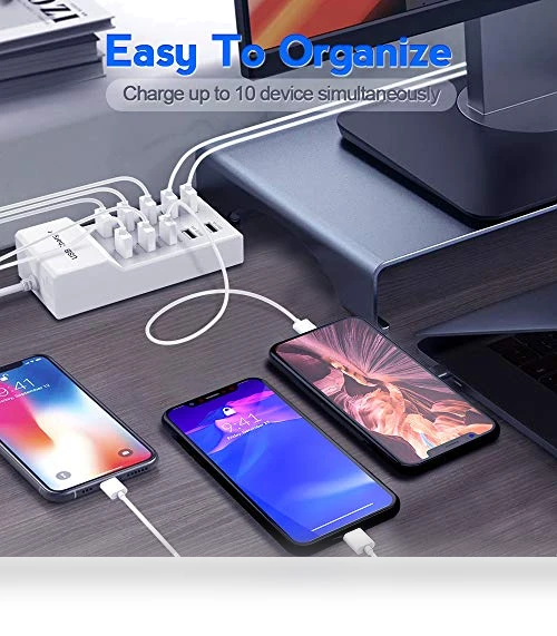 10-Port USB Charger Station — Chargers, Shenzhen Puleisile Electronic Co. Ltd.