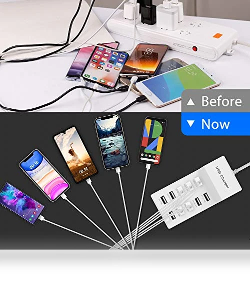 10-Port USB Charger Station — Chargers, Shenzhen Puleisile Electronic Co. Ltd.