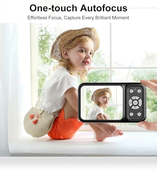 4K 64MP Dual Screens Digital Camera — Compact Digital Cameras, QUOLODOO