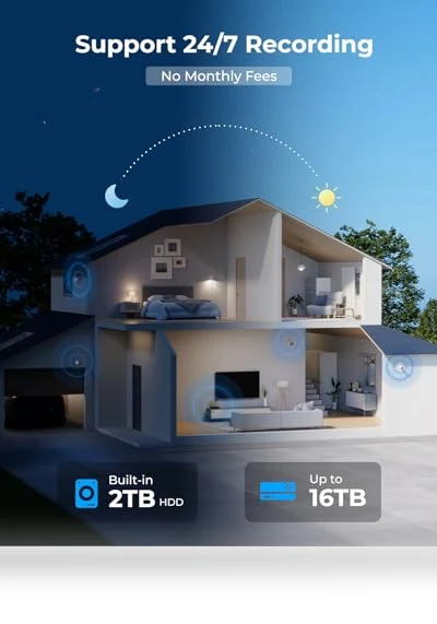 4K Security Camera System — Outdoor Security Cameras, Reolink