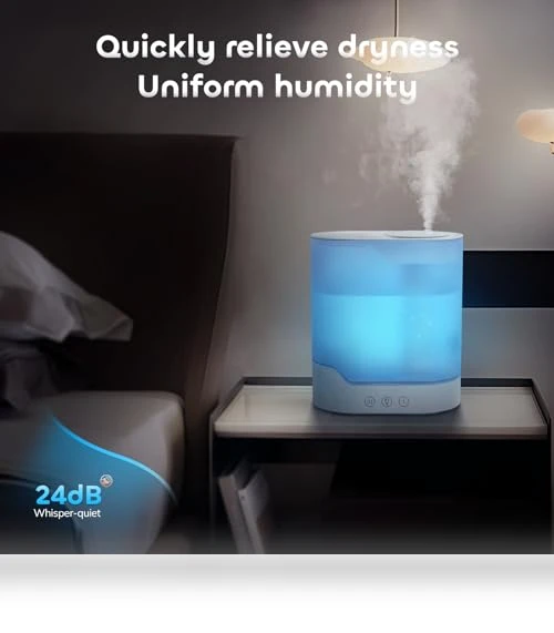 Air Humidifier & Essential Oil Diffuser — Air Moisturizers, YOGIN