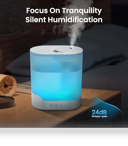 Air Humidifier & Essential Oil Diffuser — Air Moisturizers, YOGIN