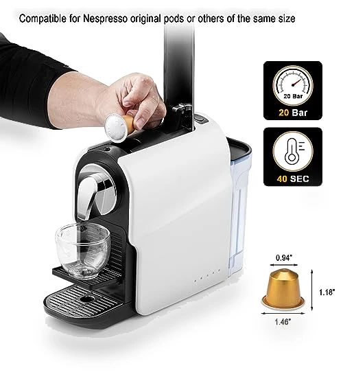 Compact Capsule Coffee Maker — Coffee & Espresso Combos, beanglass