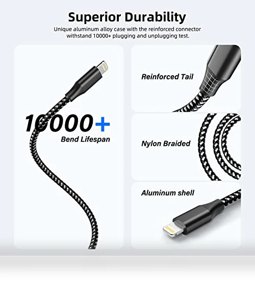 Fast Charging Lightning Cable — Cables, MenoSupp