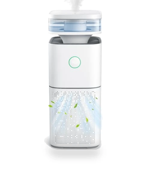 HEPA Air Purifier and Humidifier 2 in 1 — Activated Carbon Air Purifiers, Electactic