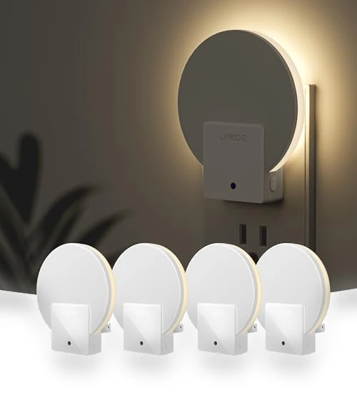 LED Backlit Night Light with Auto Dusk to Dawn Sensor — Night Lights, Lyridz