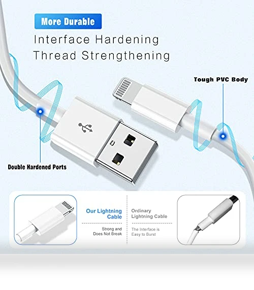 Lightning Cable 3Pack — Chargers, Hi-Mobiler