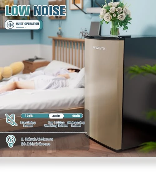 Mini Fridge with Freezer — Mini Fridges, Manastin