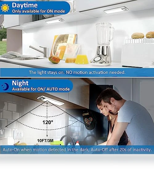 Motion Sensor Under Cabinet Lights — Step Lights, YLXS