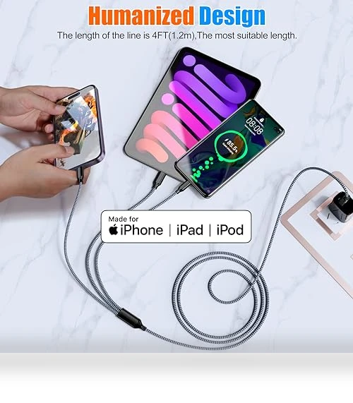 Multi Charging Cable 3Pack — Cables, Xnewcable