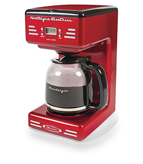 Retro 12-Cup Programmable Coffee Maker — Coffee Makers, Nostalgia