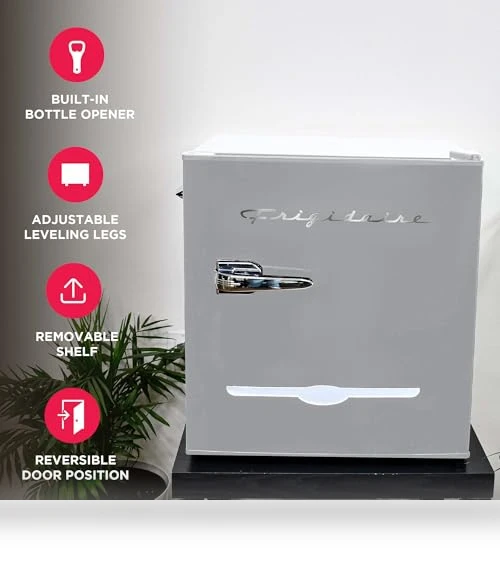 Retro Compact Fridge with Chiller — Mini Fridges, Frigidaire
