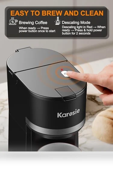 Single Serve Coffee Maker — Brewing Excellence, Karosie