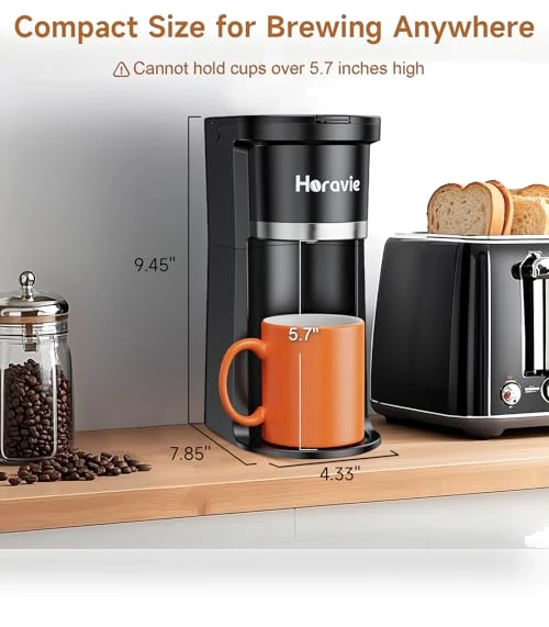 Single Serve Coffee Maker — Brewing Excellence, Horavie