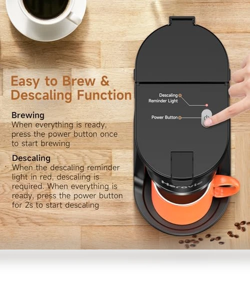Single Serve Coffee Maker — Brewing Excellence, Horavie