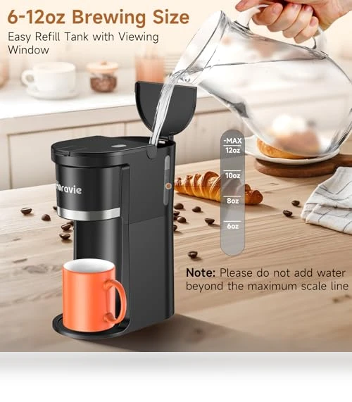 Single Serve Coffee Maker — Brewing Excellence, Horavie