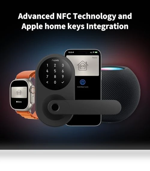 Smart Lock with Fingerprint Keyless Entry — Smart Home Security, Aqara