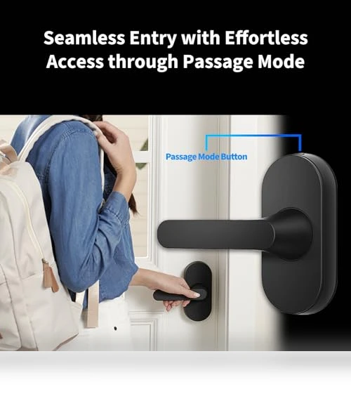 Smart Lock with Fingerprint Keyless Entry — Smart Home Security, Aqara