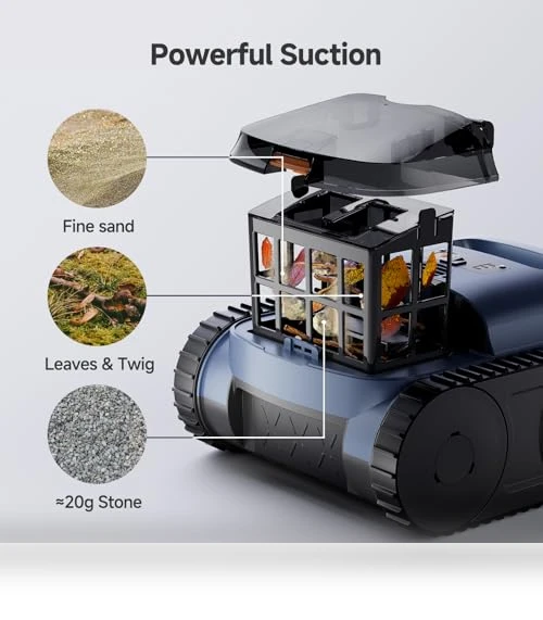 Smart Navigation Robotic Pool Cleaner — Automated Pool Maintenance, ABNEMEN