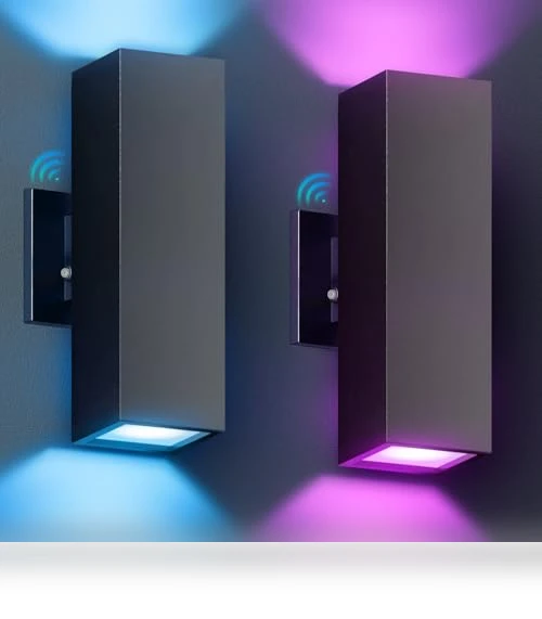 Smart Outdoor Wall Lights — Garden Illumination, KIZON