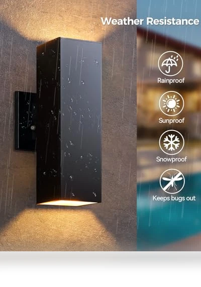 Smart Outdoor Wall Lights — Garden Illumination, KIZON